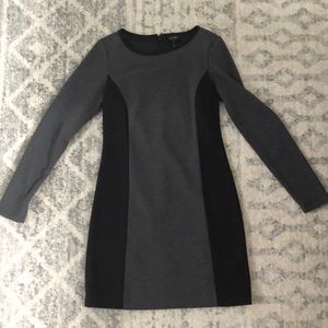 Long sleeve black bodycon dress